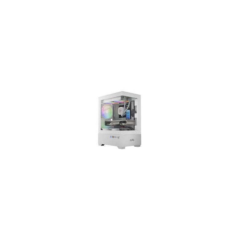 CASING GAMDIAS AURA GC9M INCLUDE 3FAN ARGB WHITE - NO PSU