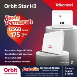 Modem Router Orbit Star H3 B313 Modem WiFi 4G High Speed