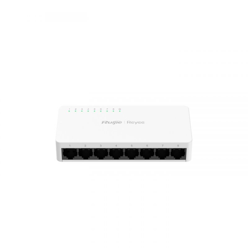 RUIJIE REYEE RG-ES08F HUB 8 PORT UNMANAGED SWITCH 10/100 MBPS