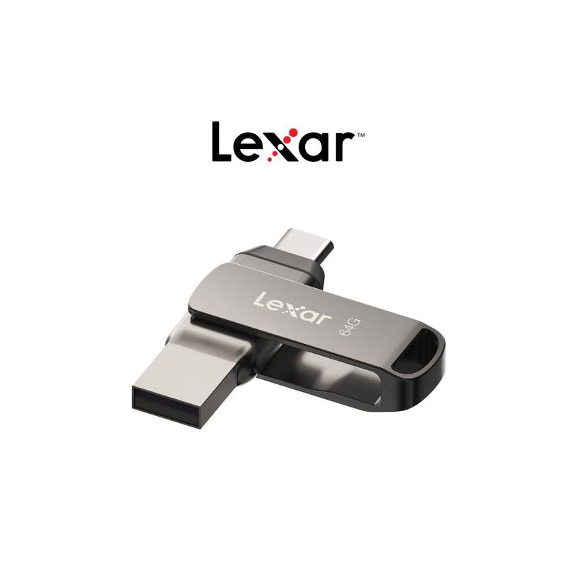 FLASHDISK LEXAR JUMPDRIVE DUAL DRIVE D400 64GB USB. 3.2