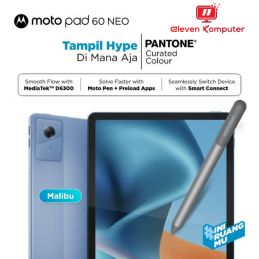 TABLET MOTOPAD 60 NEO Processor MediaTek Dimensity 6300 7040mAh 11 inchi 2.5K Malibu Blue FREE Case Keyboard