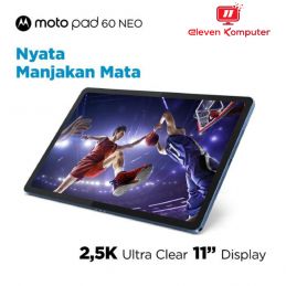 TABLET MOTOPAD 60 NEO Processor MediaTek Dimensity 6300 7040mAh 11 inchi 2.5K Malibu Blue FREE Case Keyboard