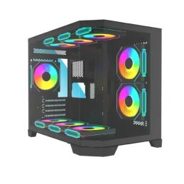CASING VENOMRX TITAN 3D PRO BLACK (MATX) NO FAN - NO PSU