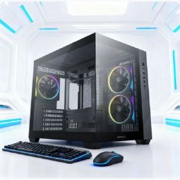 CASING DEEPCOOL CG330 BLACK INCLUDE 3 FAN - NO PSU