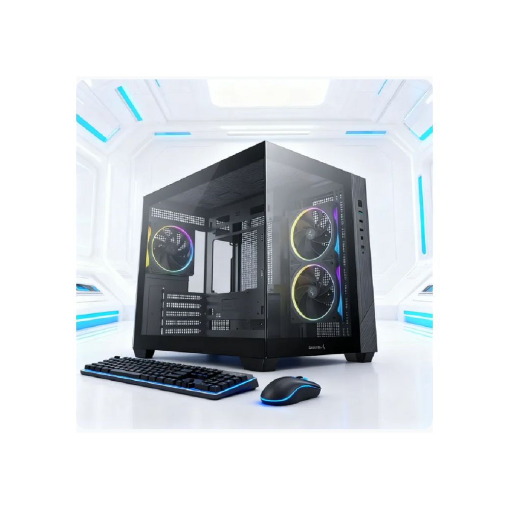 CASING DEEPCOOL CG330 BLACK INCLUDE 3 FAN - NO PSU