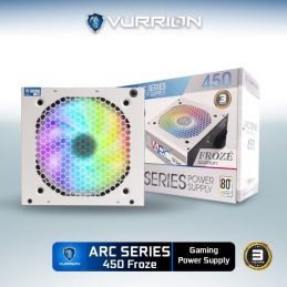 POWER SUPPLY VURRION ARC FROZE 450WATT RGB 80+