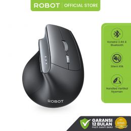 MOUSE WIRELESS + BLUETOOTH ROBOT M355 BLACK
