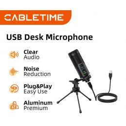 CABLETIME MIC CONDENSER USB STAND - CM10B