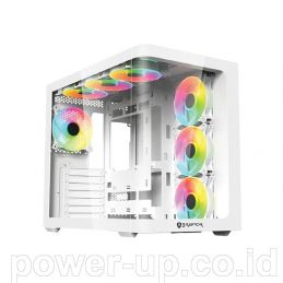 CASING POWER UP RAPTOR X-ONE WHITE (ATX) - NO PSU NO FAN