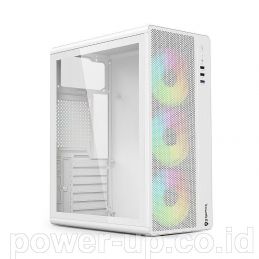 CASING POWER UP RAPTOR RX-1 WHITE (ATX) - NO PSU INCLUDE 3 FAN FIXED RGB