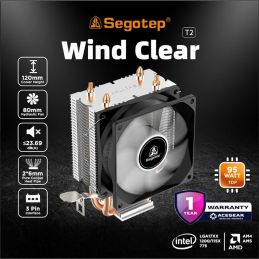 FAN CPU AIR COOLER SEGOTEP T2