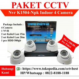 PAKET CCTV 4 Kamera Analog Lengkap