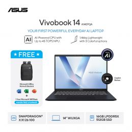 NB ASUSVIVOBOOK 14A1407QA-VIPSP151M(Quiet Blue) / 152M(Platinum Gold) / 153M(Cool Silver)
