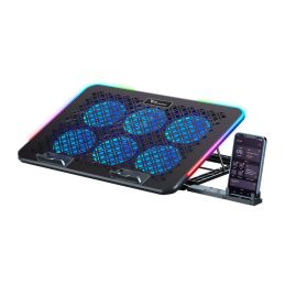 COOLING PAD ALCATROZ VENDAVAL S6 RGB BLACK
