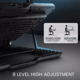 COOLING PAD ALCATROZ VENDAVAL S6 RGB BLACK