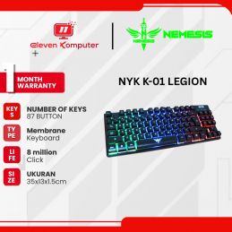 Keyboard Gaming NYK K-01 Legion TKL Backlight
