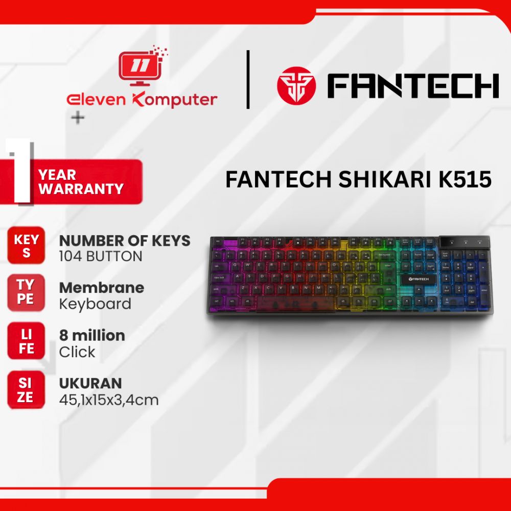 KEYBOARD GAMING FANTECH SHIKARI K515