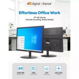 MONITOR DIGITAL ALLIANCE DA19-BGS75T BLACK