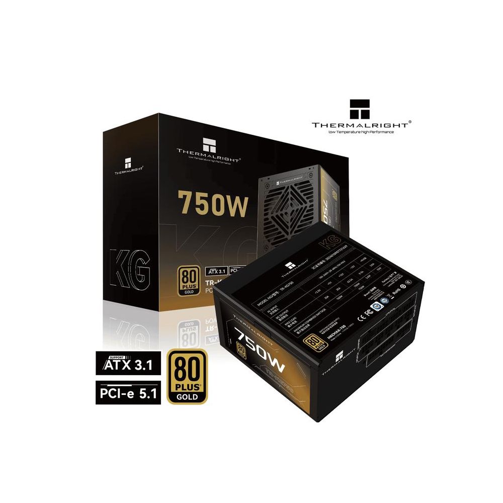 POWER SUPPLY THERMALRIGHT TR-KG650-W 80+ GOLD