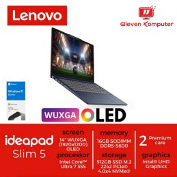NB LENOVO IP Slim 5 14IPH11 Ultra 7 355 2x8 16GB Luna Grey/Cosmic Blue