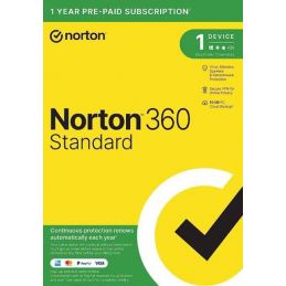 NORTON 360 STANDARD 1 DEVICE 1 YEAR
