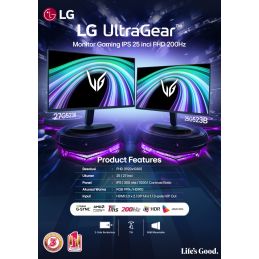 Monitor LG 25G523B-B