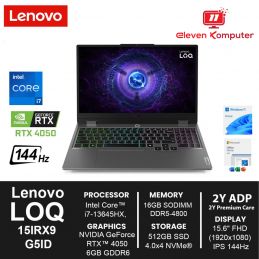 NB LENOVO LOQ 15IRX9 Core i7 13645HX 16GB RTX 4050 6GB Luna Grey 83DV01G5ID