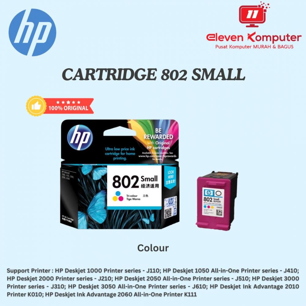 Cart HP 802 Small Colour 