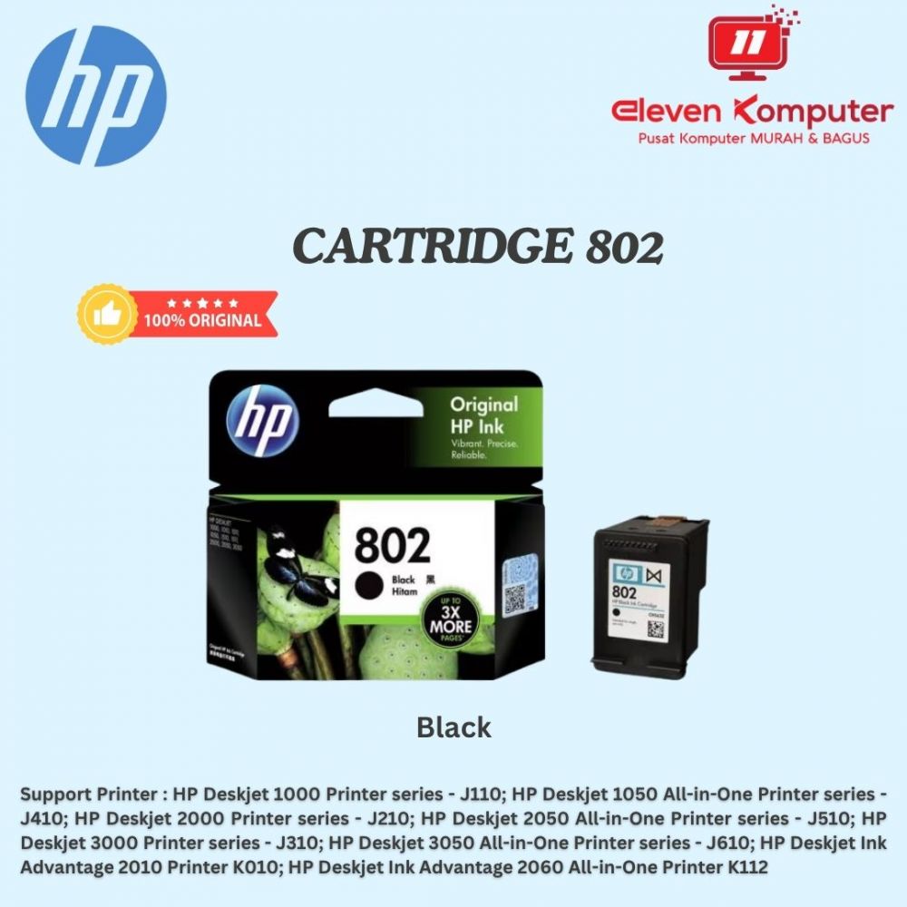 Cart HP 802 Black