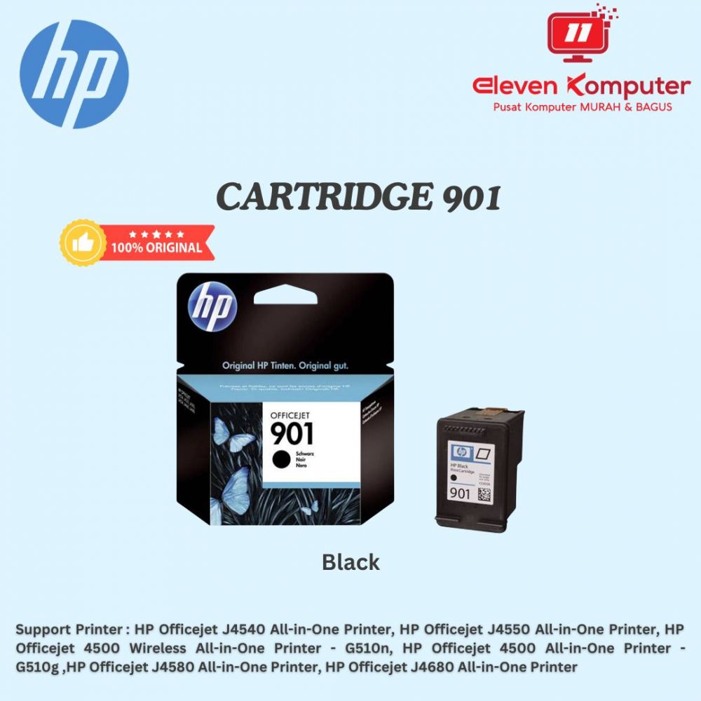 CART HP 901 BLACK ORIGINAL
