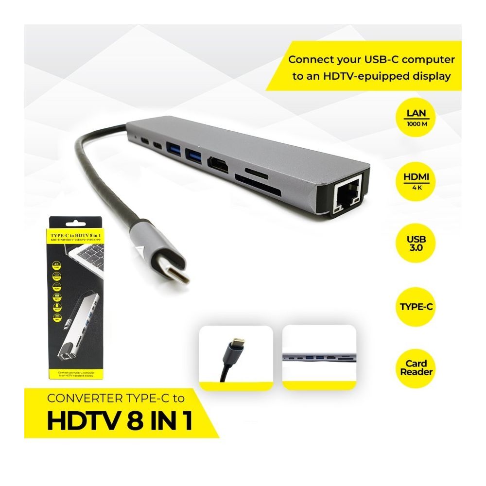 CONVERTER TYPE-C 8 IN 1