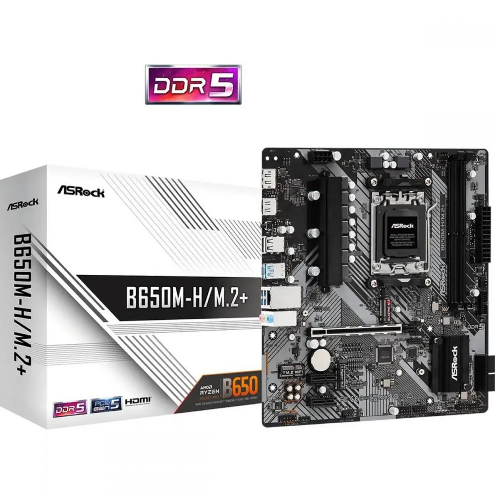 MB AM5 ASROCK B650M-H/M.2+ - DDR5