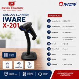 Barcode Scanner Iware X-201 2D USB