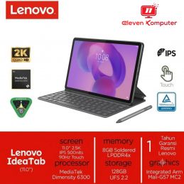 TABLET LENOVO IDEA TAB ZAFR1112ID Processor MediaTek Dimensity 6300 8GB Luna Grey, Android15(Inc Keyboard&Pen)