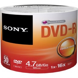 DVD-R Sony 4.7GB/120MIN Bulk Pack  (50 PCS)
