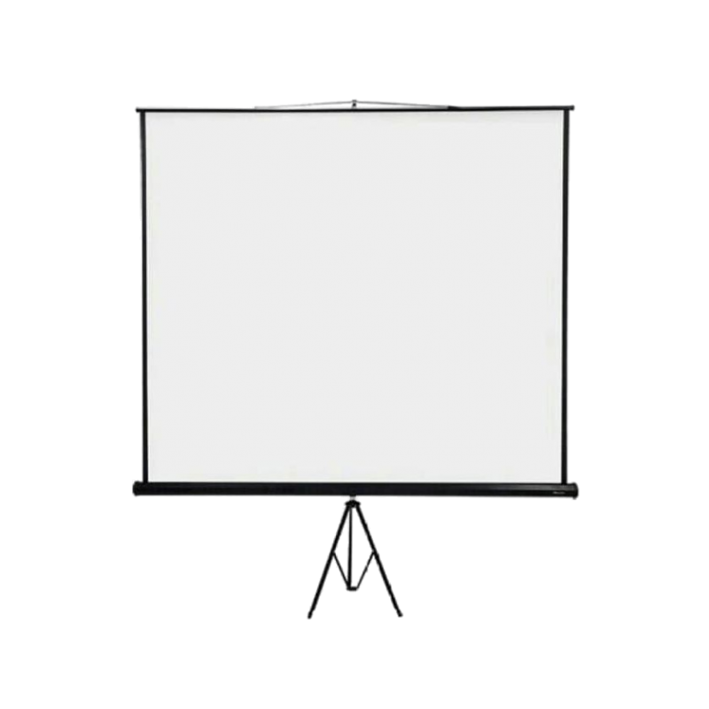 LAYAR PROJECTOR 84'' 4:3 (214x214) MANUAL TRIPOD
