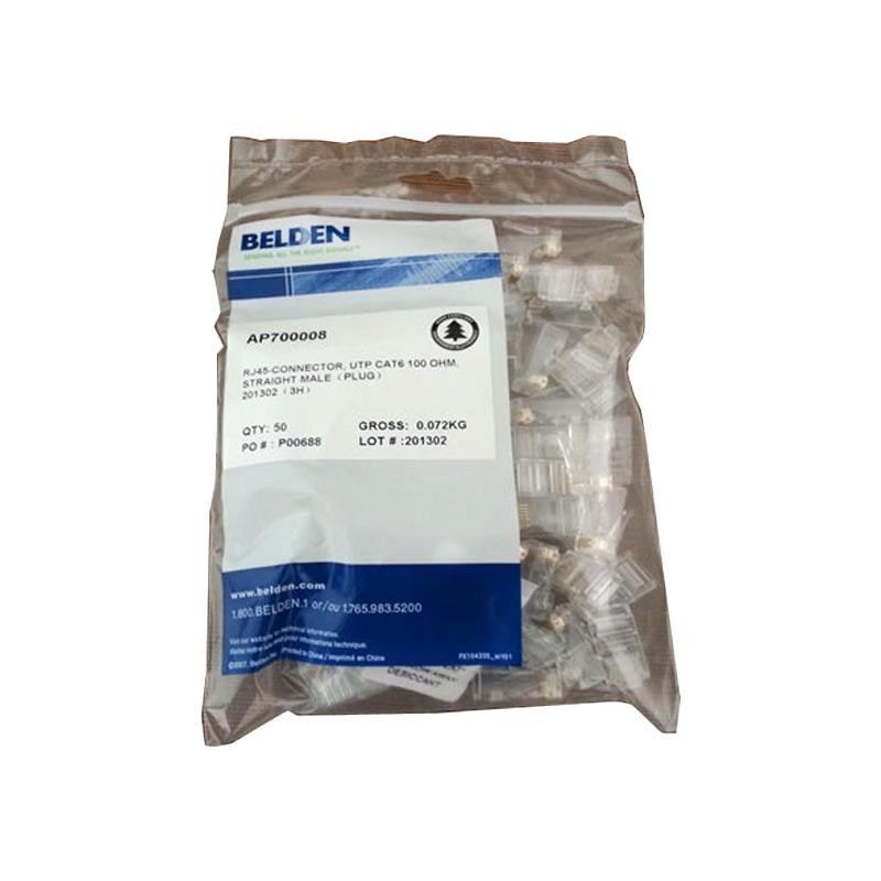 Jack RJ45 CAT6 Belden (ISI 50 PCS)