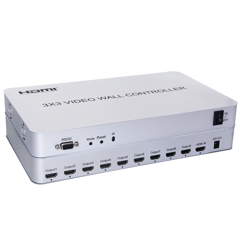 HDMI 3x3 Video Wall Controller HD1080p
