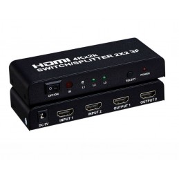 HDMI Splitter / Switch 2x2 [UHD 4k x 2k]