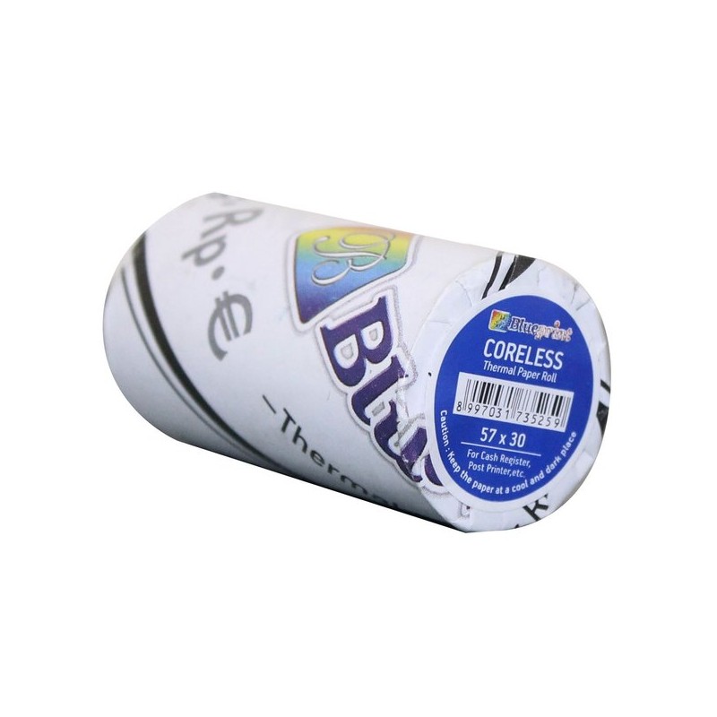 Blueprint Thermal Paper Roll Coreless - 57mm ( 57X30 )