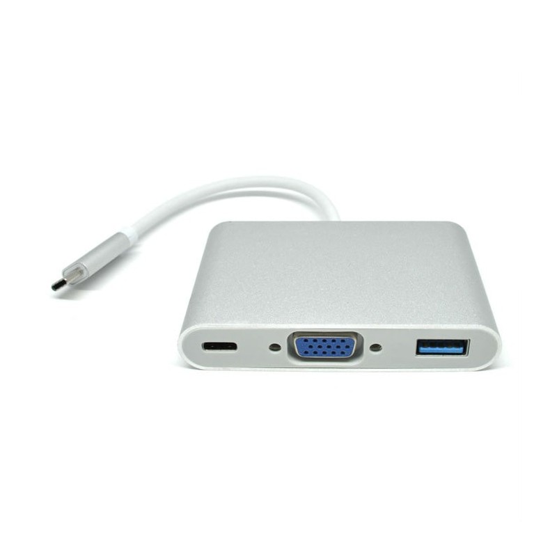 Converter USB TYPE-C TO USB3.0, VGA F, TYPE-C