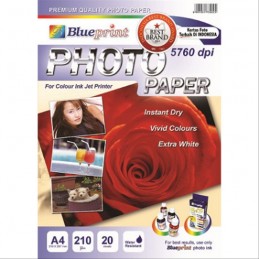 Blueprint A4 210um Photo Paper Professional ( mawar )