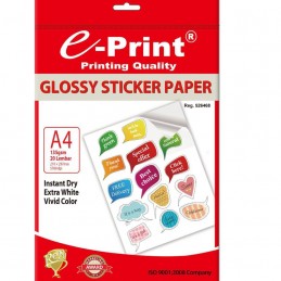 EPRINT A4 135gsm STIKER GLOSSY PAPER