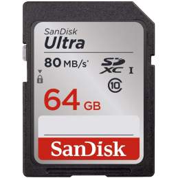 Memory Sandisk SDHC Ultra 64GB