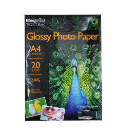 Blueprint A4 230gsm Lite Glossy Photo Paper  (Merak) 20 Sheet