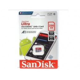 Memory Sandisk Micro SD 256GB Ultra A1 class 10 100mbps mb/s Memory Sandisk Micro SD 256GB Ultra A1 class 10 100mbps mb/s