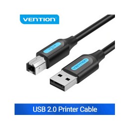 Vention Kabel USB Printer Black PVC 3M - COQBI