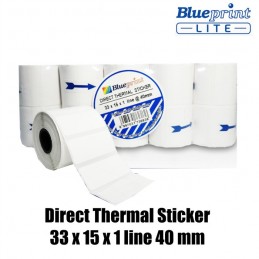 Blueprint Semi Coated Sticker 33 x 15 x 1 @500