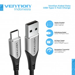 Vention Kabel USB 2.0 To USB Type-C 0.5M - CODHD
