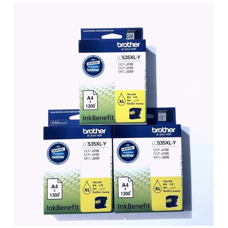 CART BROTHER LC535XL YELLOW J100,105,200 CART BROTHER LC535XL YELLOW J100,105,200